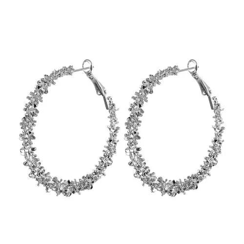 Minimalist  Metal Hoop Earring for Woman Trendy Round Circle Statement Earrings Brincos  Party Jewelry