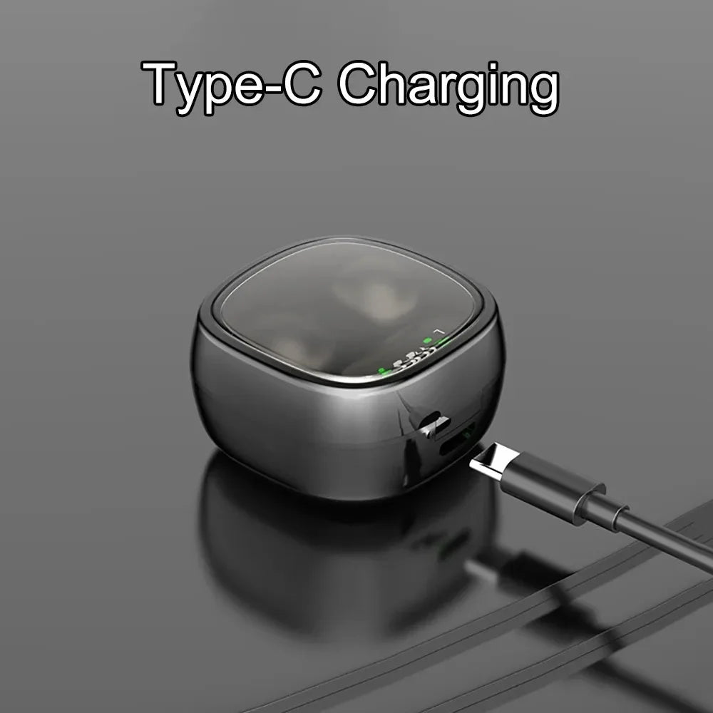 Invisible Bluetooth 5.3 Headphones Sleep Earphones HiFi Stereo Wireless Headsets Noise Reduction Earbuds for Xiaomi Huawei