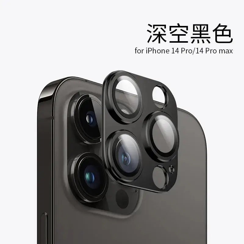 Metal Camera Lens Glass Protector for Apple IPhone 16 16pro 16plus 16promax 15 14 Pro Max Glass Rear Camera Lens Cover Accessory