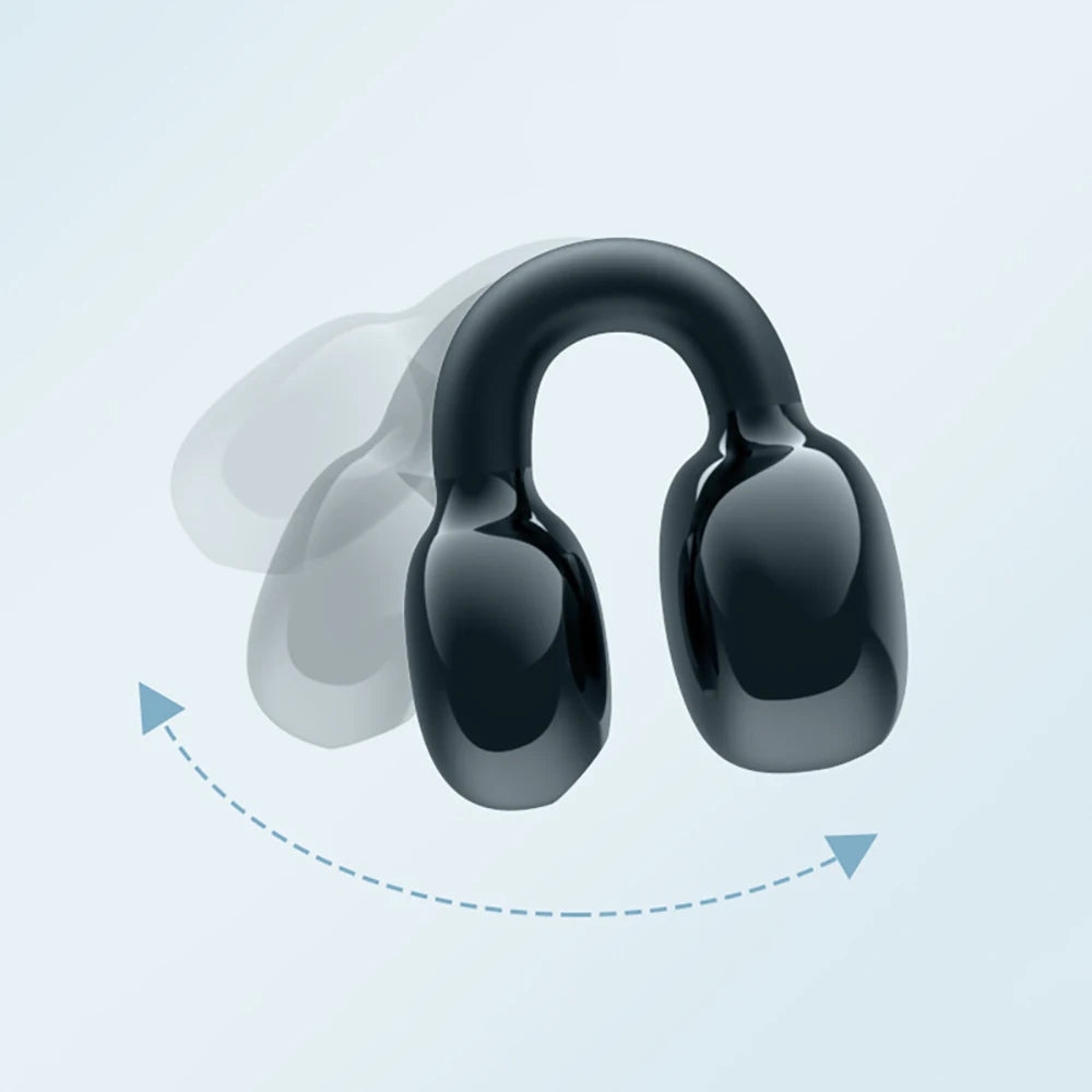 Bluetooth 5.3 Earphone Ear Clip Headphones TWS Wireless Headset HiFi Stereo Noise Reduction Earbud for Xiaomi iPhone Samsung