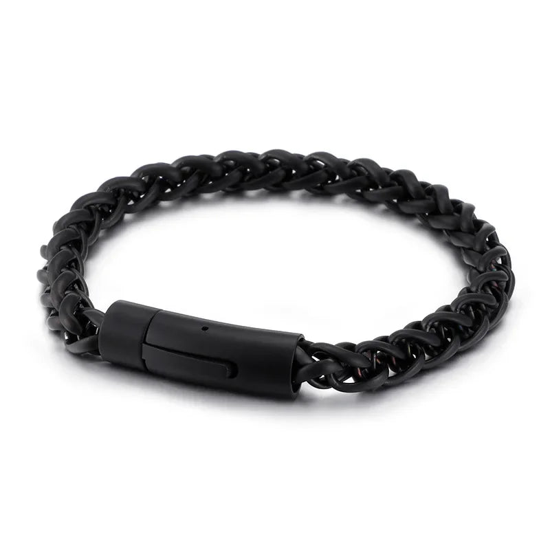 Fashion Braided Stainless Steel Bracelet Men\'s  Armband Nordic Bracelet Biker Riding Rock Party Jewelry