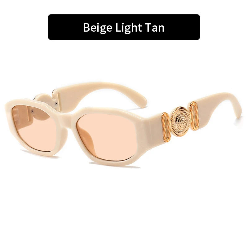 Vintage Square Sunglasses Women Men Luxury Brand Designer Sun Glasses Travel Shades Retro Eyewear UV400 Zonnebril Voor Mannen