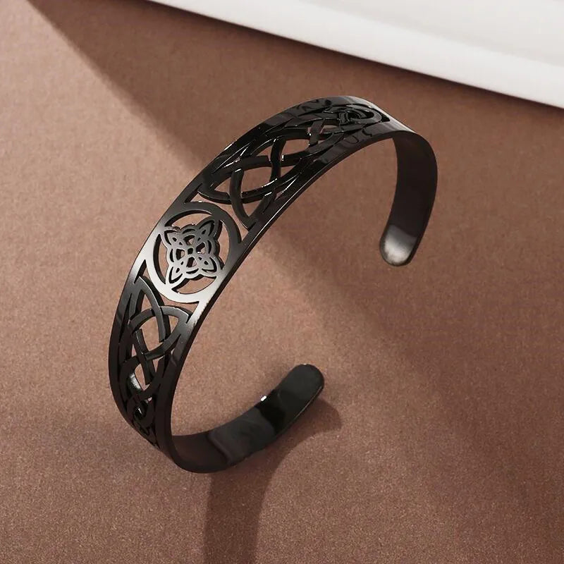 Creative Design Cutlery Knife Fork Men Bangles Women Stainless Steel Friendship Arm Cuff Open Bracelet Fun Trend Jewelry