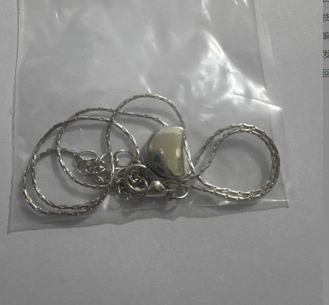 Exquisite Silver Color Chain Beans Pea Pendant Necklace for Women Goddess Gift Charm Chain Necklace Fashion Jewelry Wholesale