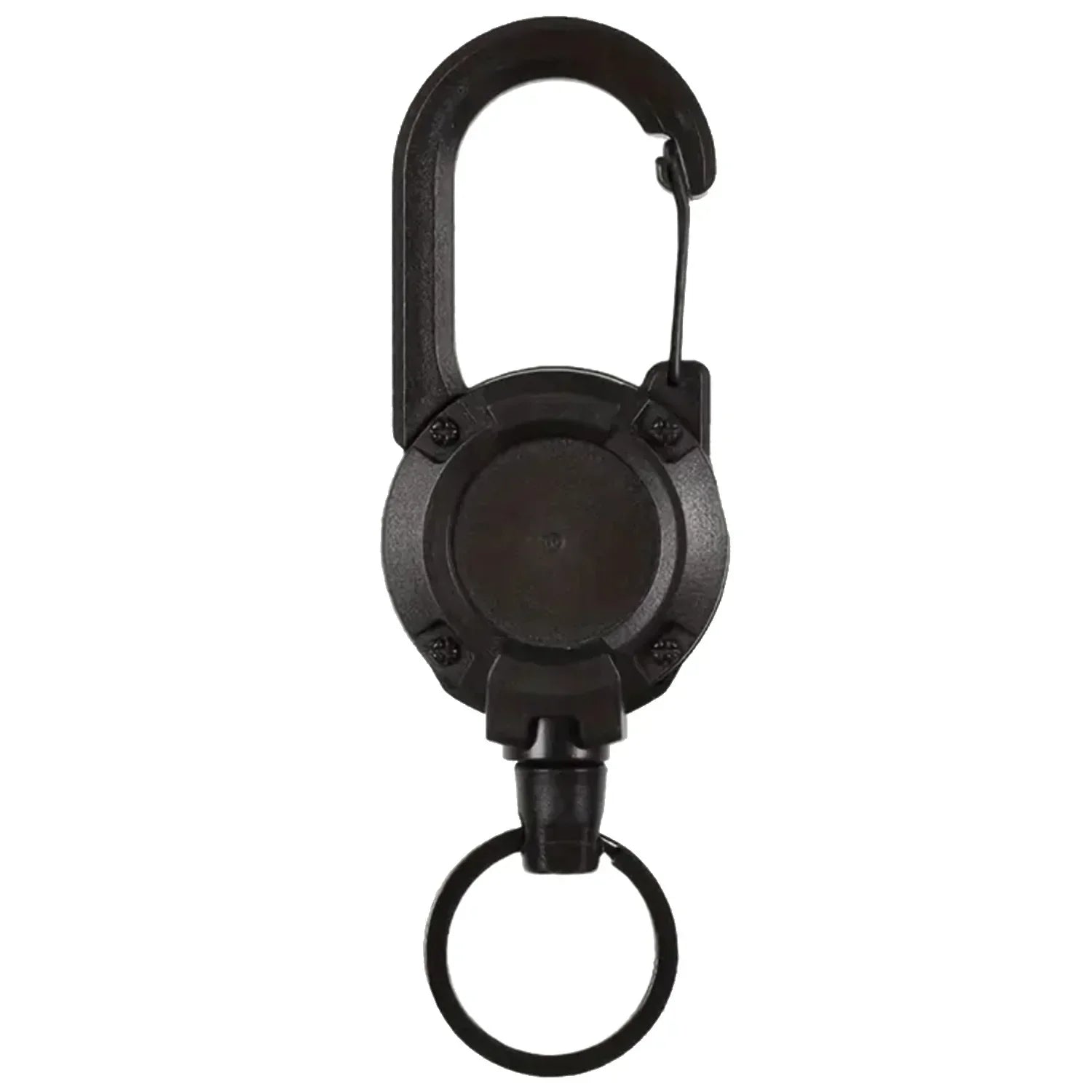 1Pcs Anti-theft Metal Easy-to-pull Buckle Rope Elastic Keychain Sporty Retractable Key Ring Anti Lost Yoyo Ski Pass ID Card