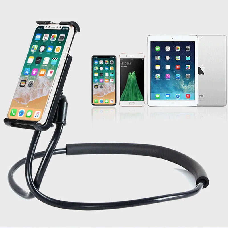 Phone Holder Hanging Neck Lazy Cell Smart Phone Mount Accessories Adjustable 360° Degree Phone Holder Stand for iPhone Samsung