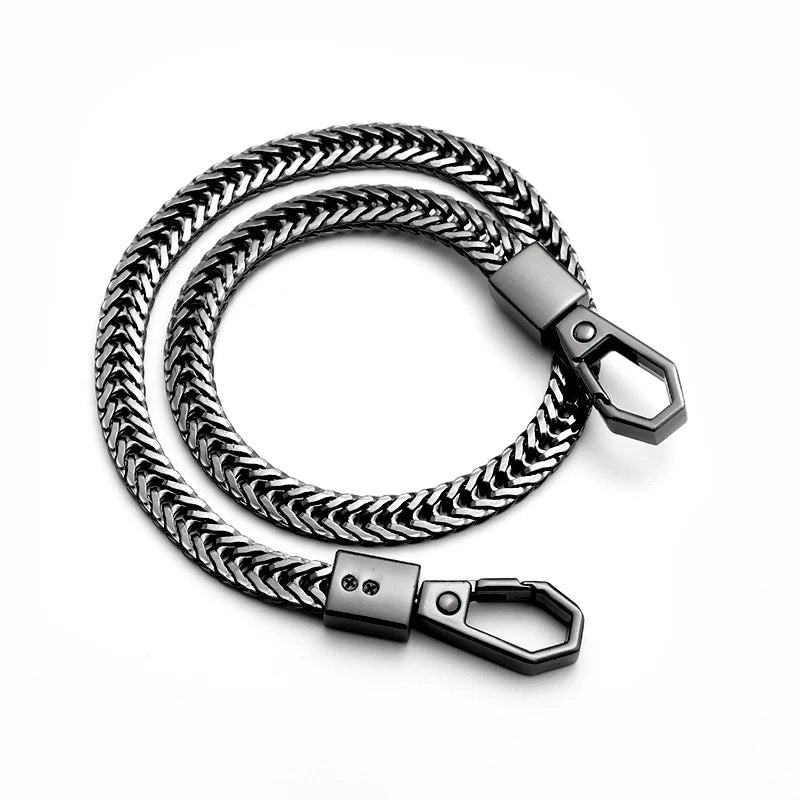 Slim Heavy Waist Chain Men Skull Keychain Wallet Chain Gothic Biker Fashion Accessories