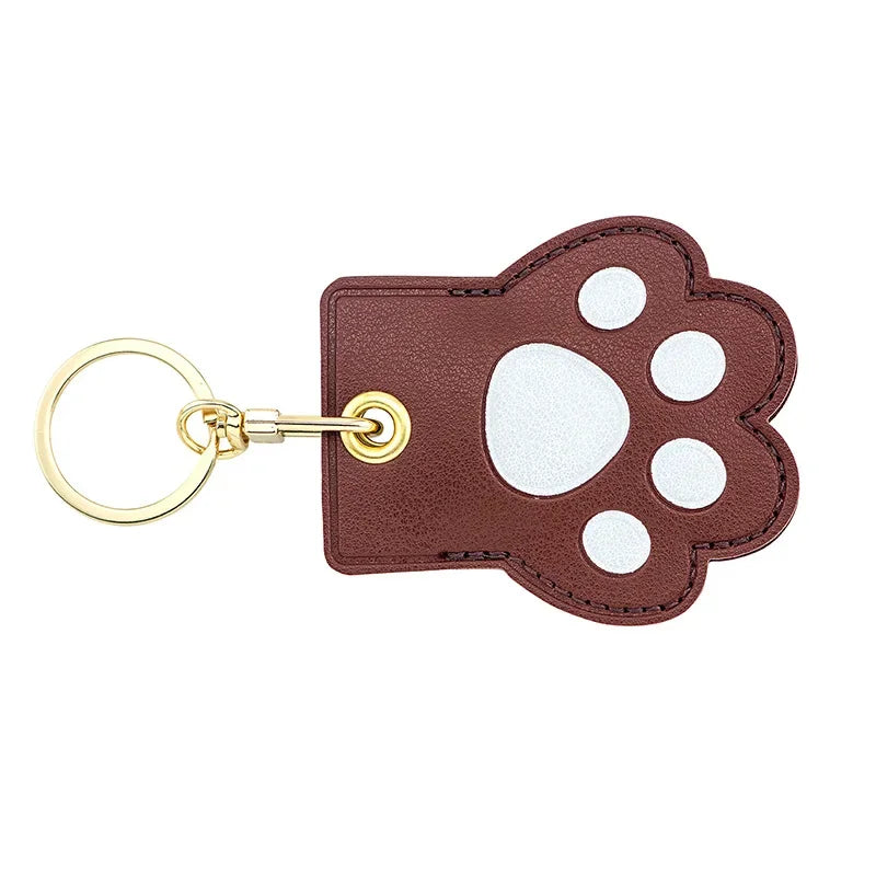 Cute Strawberry Lemon Case for Apple Airtag Protection PU Leather Cover Pendant GPS Anti-lost Keychain Case Pet Dog Cat Collar