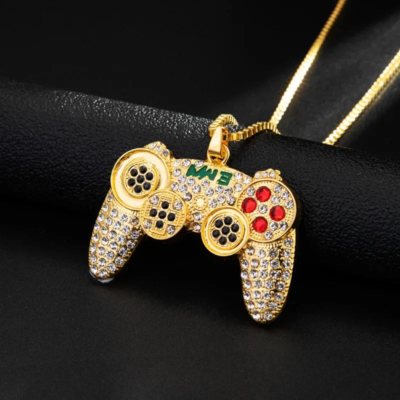 Classic Fashion Punk High Quality Metal Male and Female Hip-hop Pendant Necklace Slip Chain Jewelry