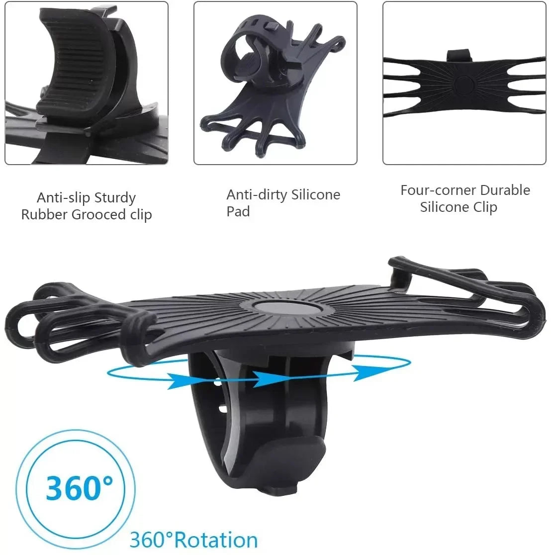 Bike Phone Holder Bicycle Mobile Cellphone Holder Motorcycle Suporte Celular For iPhone Samsung Xiaomi Gsm Houder Fiets