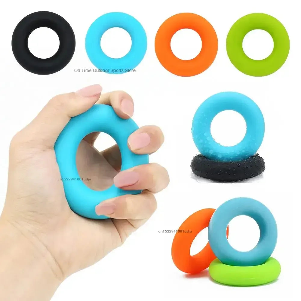 Silicone Hand Grip 30-60LB Gripping Ring Finger Forearm Trainer Carpal Expander Muscle Workout Exercise Gym Fitness