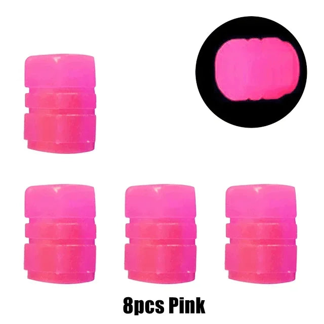 Luminous Tire Valve Cap Car Wheel Hub Glowing Dust-proof  Rim Stem Covers Applicable for Xiaomi M365/1S/Pro Scooter Accessories