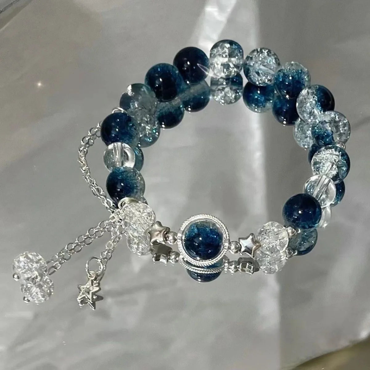 Chinese Style Tassel Beaded Bracelet for Women Retro Butterfly Pendant Charm Bracelets Temperament Bangles Fashion Jewelry Gift