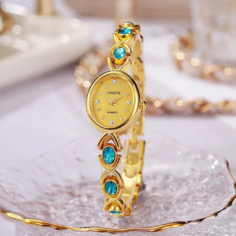 Fashion Bracelet Watch Minimally Casual Quartz Wristwatch for Women Luxury Student Oval Dial Gift Watch Dropshipping Reloj Mujer