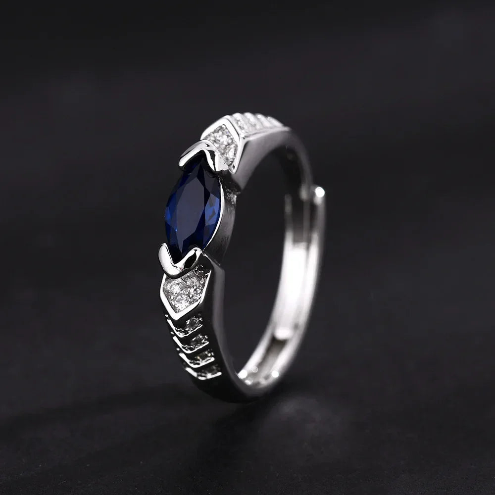 Hot Selling Colored Horse Eye Ring Set with Swiss Diamonds/Cubic Zircon Hip-hop Pop Style Mens  Rings