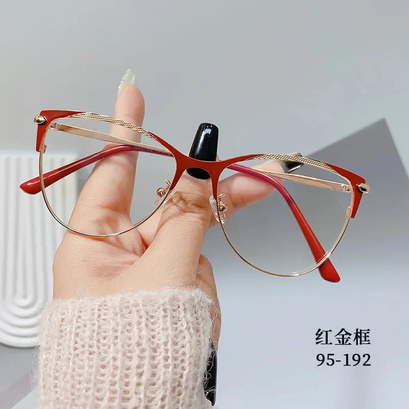 Fashion Luxury Women Transparent Anti Blue Light Glasses Computer Eyewear Frame Men Brand Designer Optical Spectacle Eyeglasses