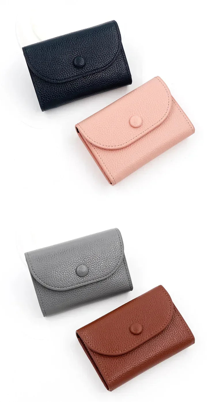 1PC Practical Women's Small Card Wallet Simple and Fashionable Small Card Bag School Girls' Coin Wallet Key Storage Bag