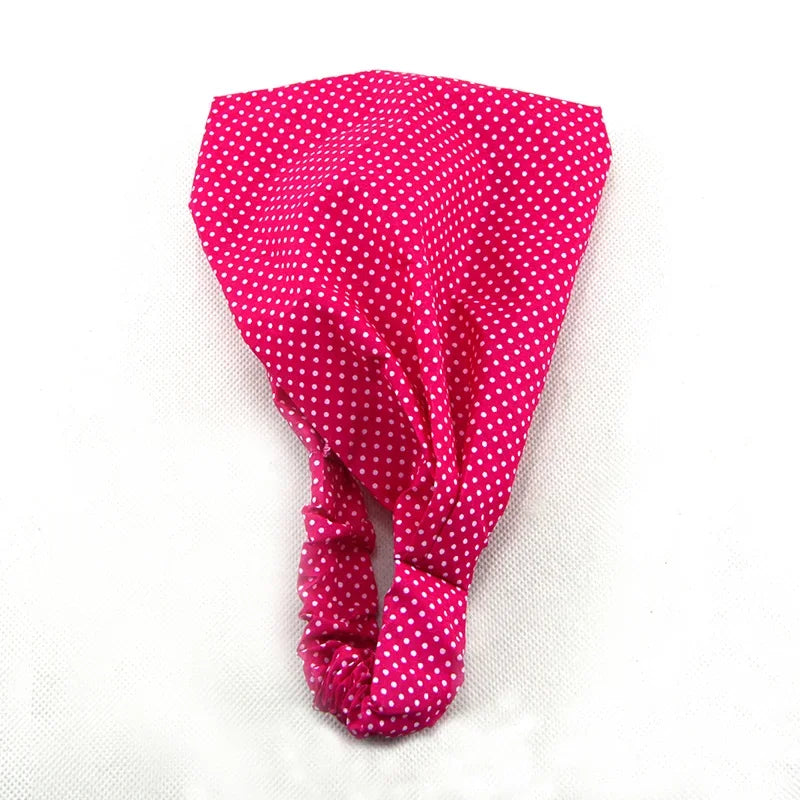 Elastic Children Printed Headband Mother Aldult Hijab Floral Baby Bandanas Kids Headwear Hats Newborn Head Scarf Accessories