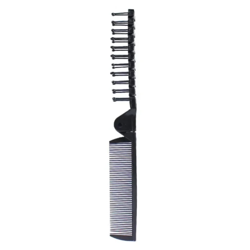 Student Two Types of Comb Teeth Foldable Combs Women Men Folding Pocket Comb for Travel Styling Tool Mini Portable Hair Brush