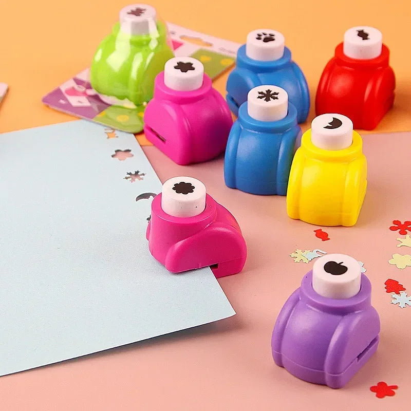 1Pc Mini Paper Punches DIY Crafts Tool Embossing Punches Kindergarten Handmade Hole Puncher For Scrapbooking Gift Card
