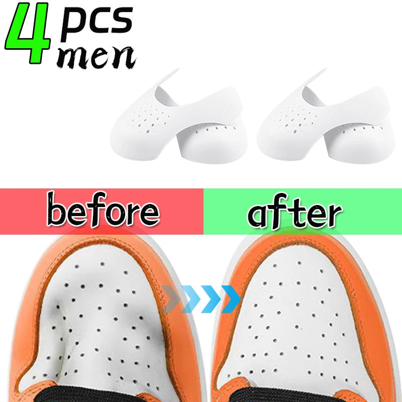 5Pairs Anti Crease Shoe Head Protector for Casual Sneaker Anti Wrinkle Shoe Toe Caps Support Stretcher Expander Shoes Protection
