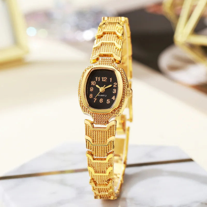 luxury women gold watch fashion ladies Quartz Wristwatches