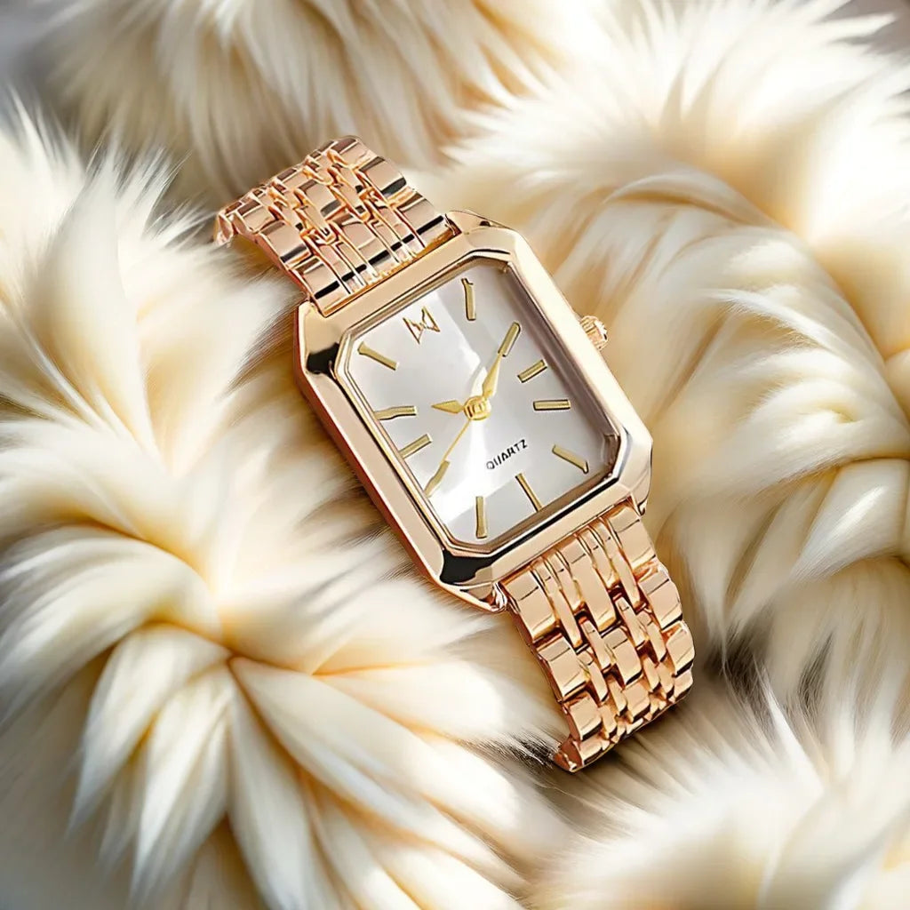 Brand Ladies Quartz Watch Steel Strap Luxury Fashion Wristwatches for Women Female Roman Scale Clock Dropshipping Reloj Mujer