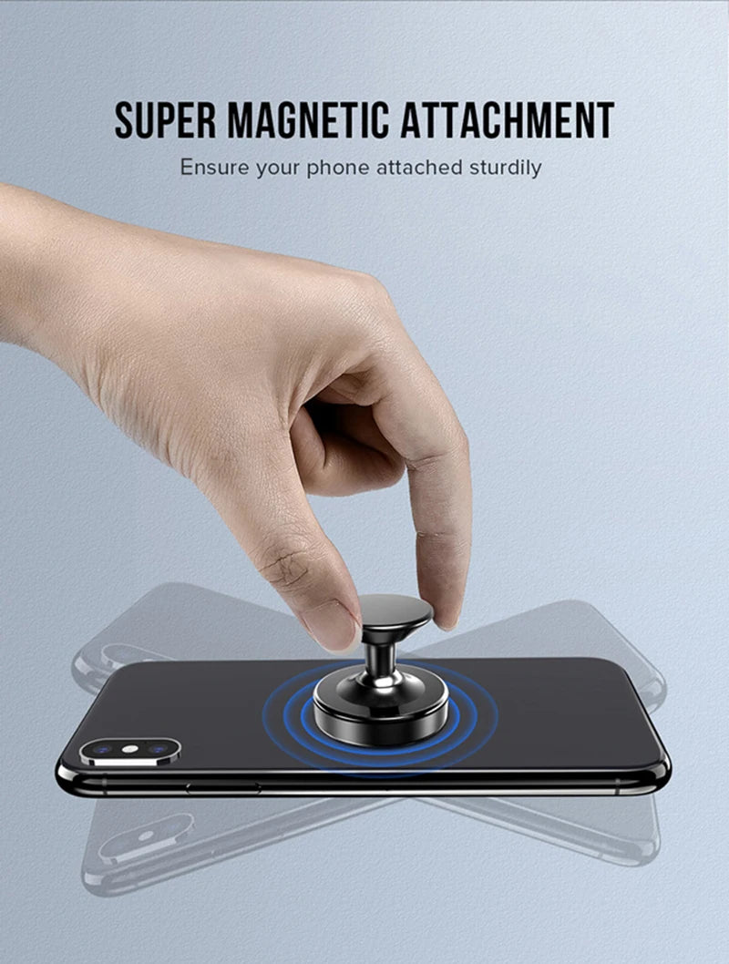 Metal Magnetic Car Phone Holder Mobile Cell Phone Holder Stand Magnet Mount Bracket In Car For iPhone 13 12 Samsung Redmi Xiaomi