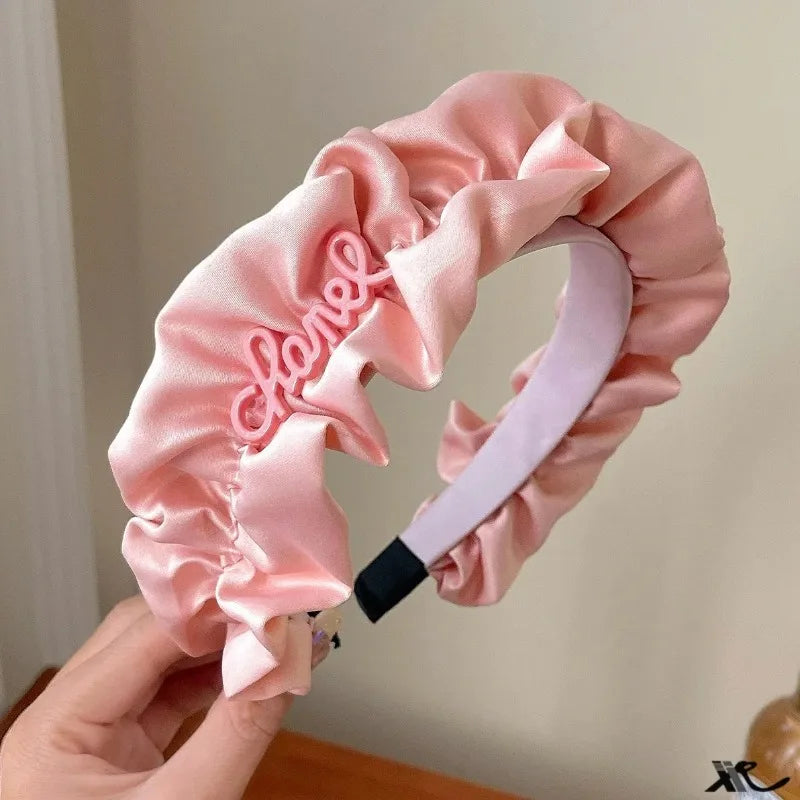 1PC Elegant High Cranial Top Compression Pleated Exquisite Hair Accessories Fashion Sweet Daily Wear Headband 도매