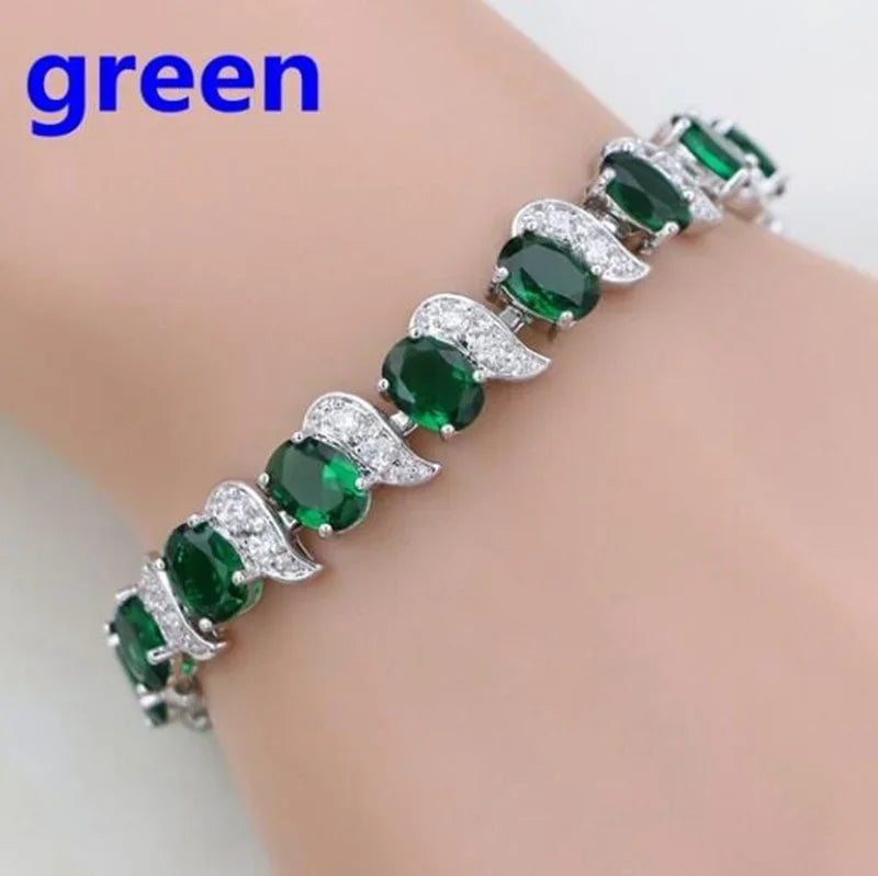 Elegant Shiny Water Drop Zircon Bracelet Fashionable Charm Jewelry Suitable for Daily and Banquet