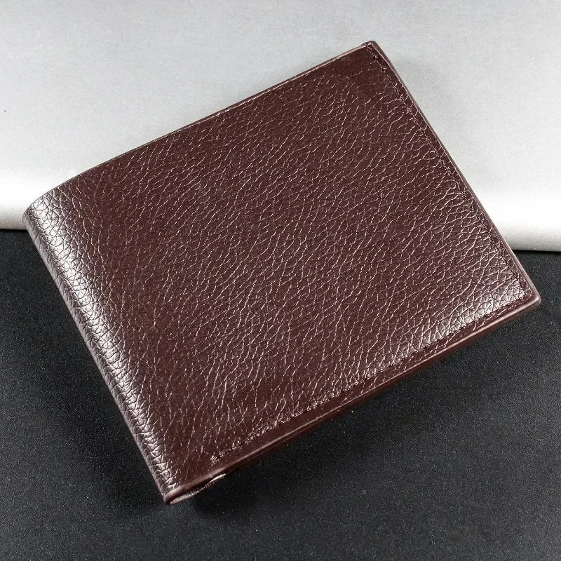 Men's Wallets Premium Product  for Man Short Black Walet Portefeuille Homme  Purse  Clutch Purse  Card Holder  Photo Holder