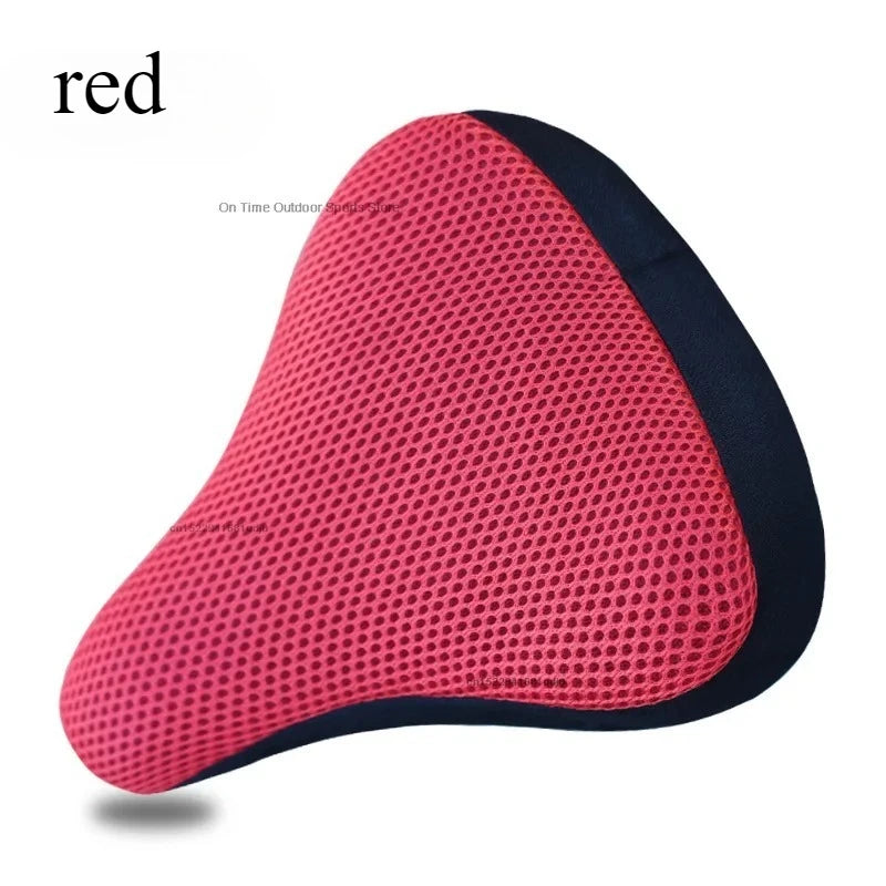 New 3D Soft Bicycle Saddle Bike Seat Cover Cycling Silicone Seat Cushion Cycling Breathable Saddle Comfortable Bicycle Bike