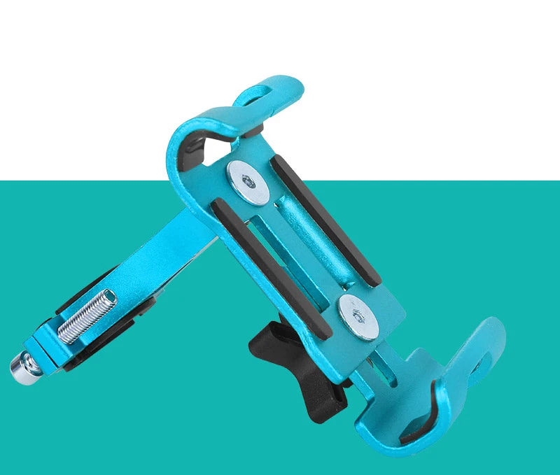 Aluminum Alloy Mobile Phone Holder MTB Bicycle Metal Cellphone Stand Shock-proof Fixed Navigation Bracket Bike Moto Accessories