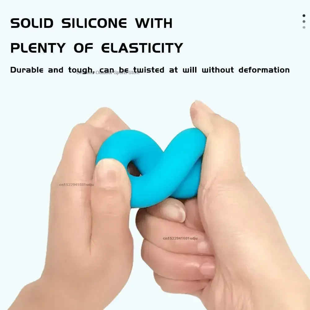 Silicone Hand Grip 30-60LB Gripping Ring Finger Forearm Trainer Carpal Expander Muscle Workout Exercise Gym Fitness