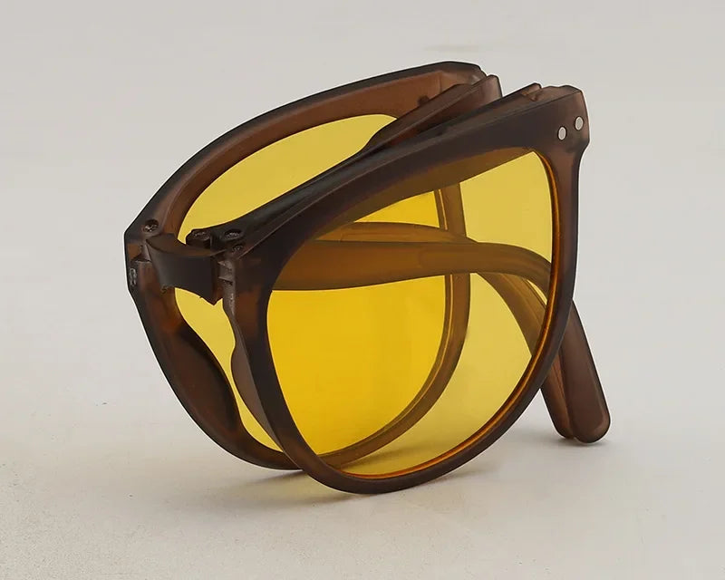 UV400 Cycling Sunglasses Portable Foldable Round Frame Shade Windshield Avoid Flying Insects Bicycle Accessories Темные Очки