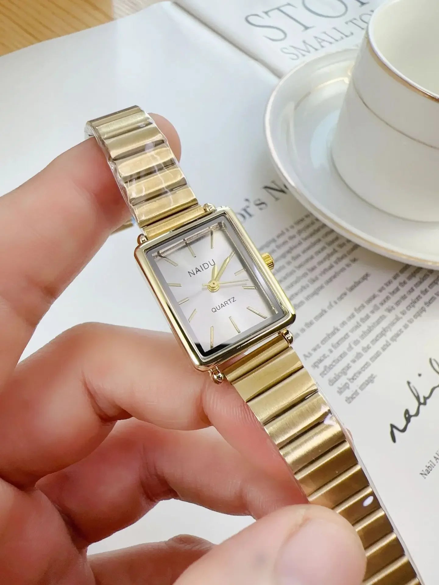 2025 New Women Watch Stainless Steel Belt Quartz Watch Luxury Ladies Quartz Wristwatch Dropshipping Relojes Para Mujer