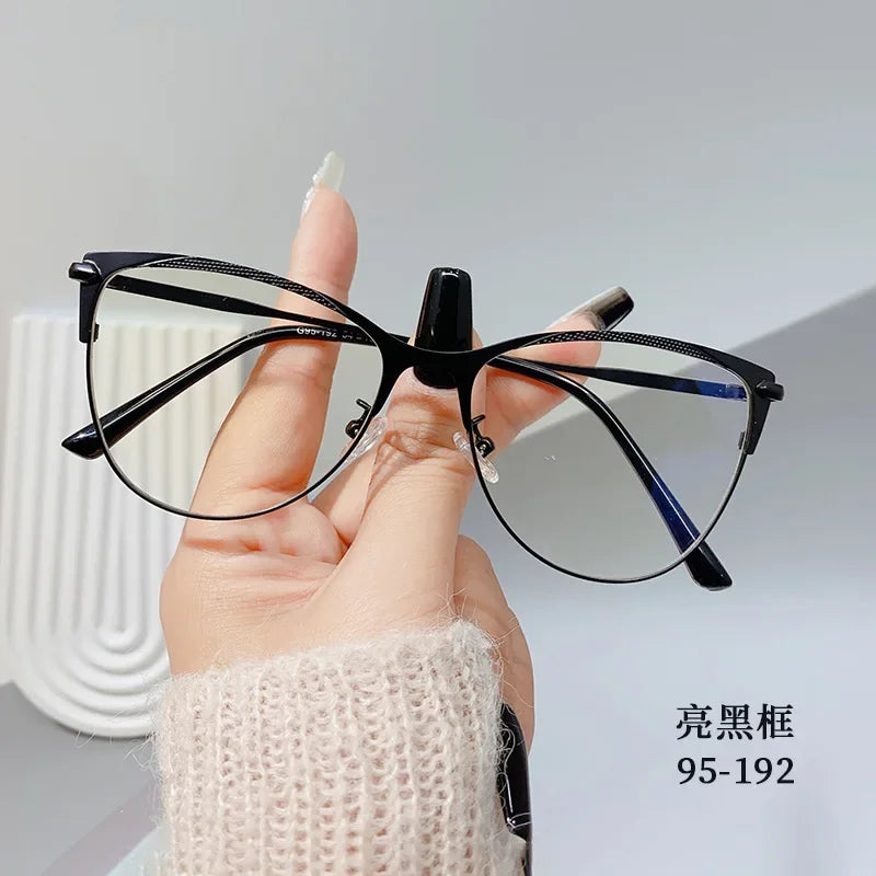 Fashion Luxury Women Transparent Anti Blue Light Glasses Computer Eyewear Frame Men Brand Designer Optical Spectacle Eyeglasses