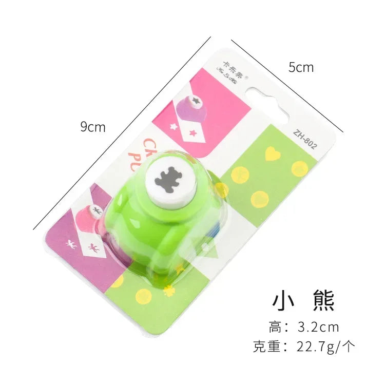 1Pc Mini Paper Punches DIY Crafts Tool Embossing Punches Kindergarten Handmade Hole Puncher For Scrapbooking Gift Card