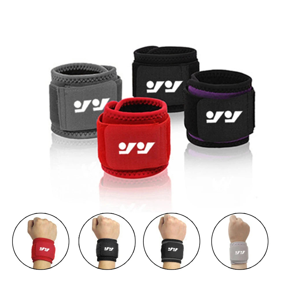 1pc Wristband Compression Wrist Support Adjustable Wrist Brace for Gym Fitness Weightlifting Wrist Wrap Tendonitis Pain Relief