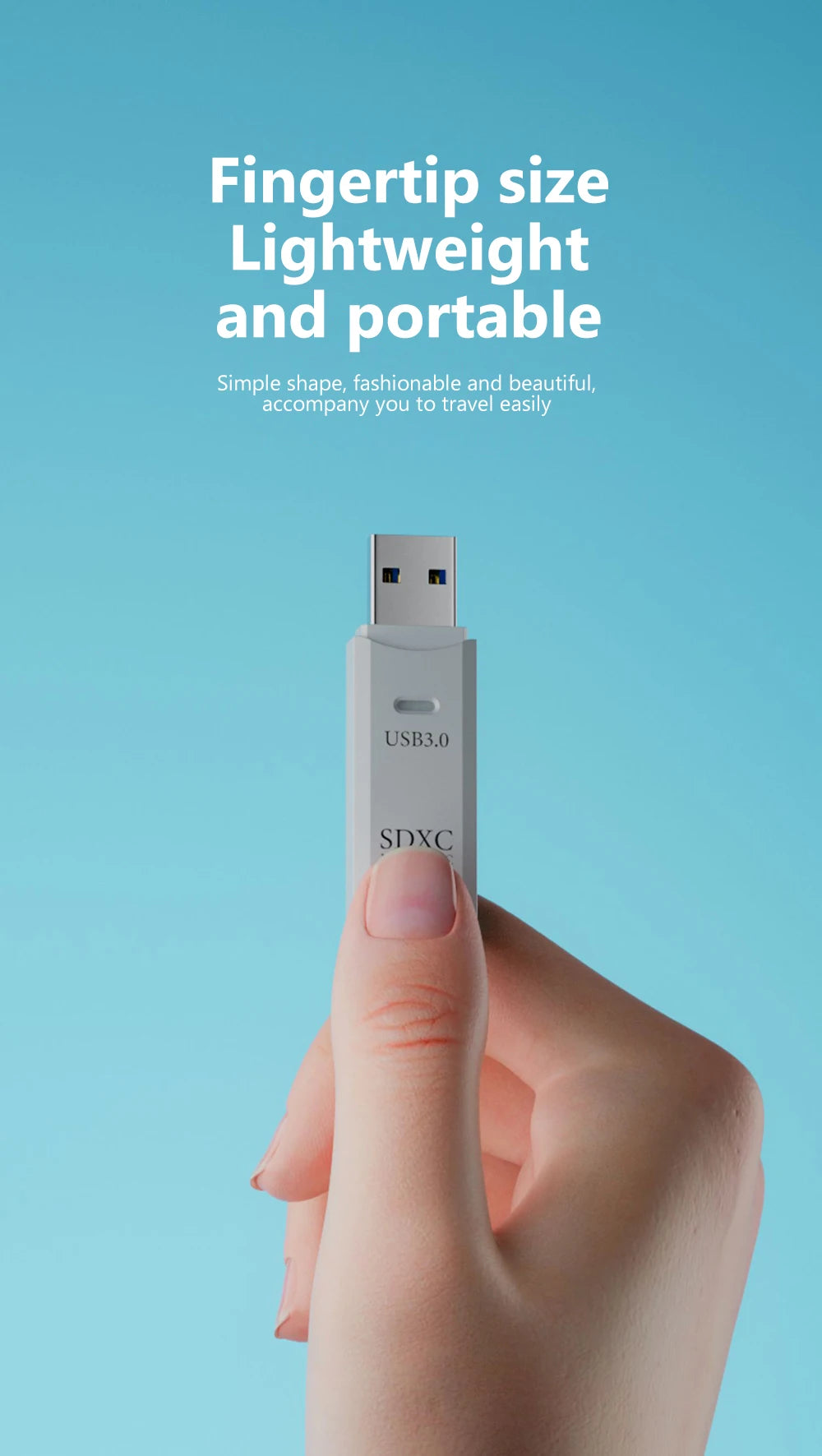 2in 1 USB 3.0 Card Reader USB2.0 To SD TF Memory Card Adapter For PC Laptop Accessories Flash Drive Card Reader Smart Cardreader