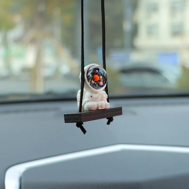 Car Accessories Interior Fun Ornaments Adorn Decors Car Decoration Creative Astronaut Pendant