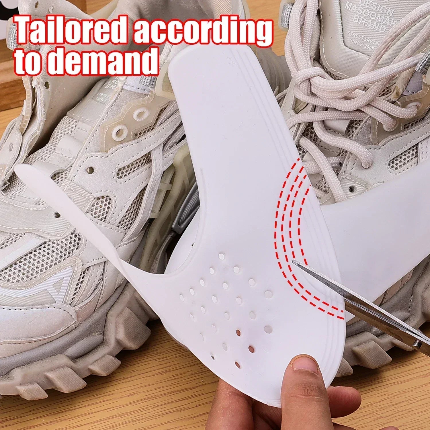 5Pairs Anti Crease Shoe Head Protector for Casual Sneaker Anti Wrinkle Shoe Toe Caps Support Stretcher Expander Shoes Protection