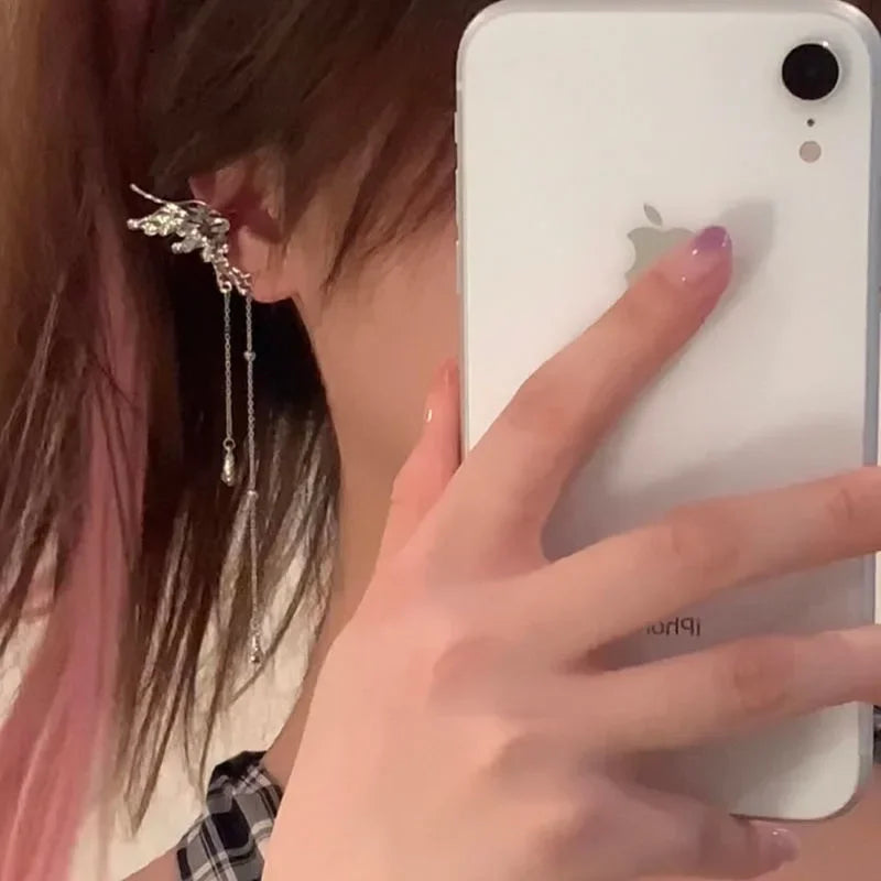 1PC  C-Shape Ear Clips for Women Girls Unisex Minimalist Fashion Cartilage Hoop Earrings Sets can be worn without ear holes