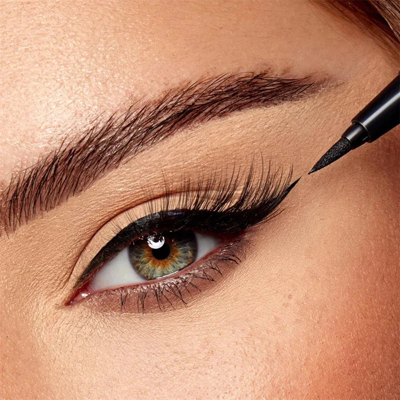 QuickDry Eyeliner Pencil Makeup Long Lasting Smooth Matte Eye Liner Waterproof Anti Smudge Liquid Eyeliner Pen Eyes Cosmetics
