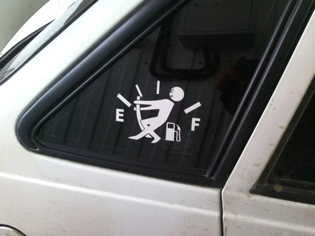 Funny Creative Reflective Car Fuel Tank Cover Stickers Reflective Auto Stickers Car Decoration Accessories