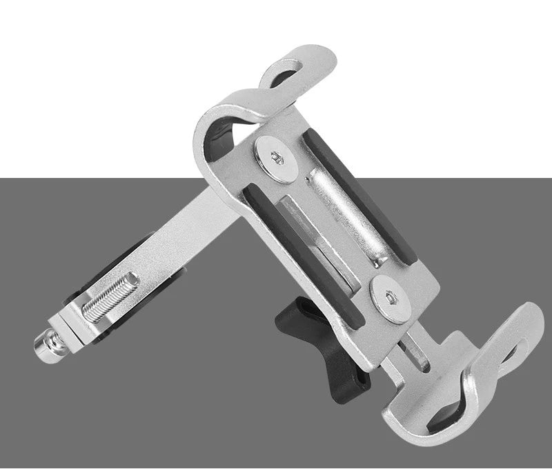 Aluminum Alloy Mobile Phone Holder MTB Bicycle Metal Cellphone Stand Shock-proof Fixed Navigation Bracket Bike Moto Accessories