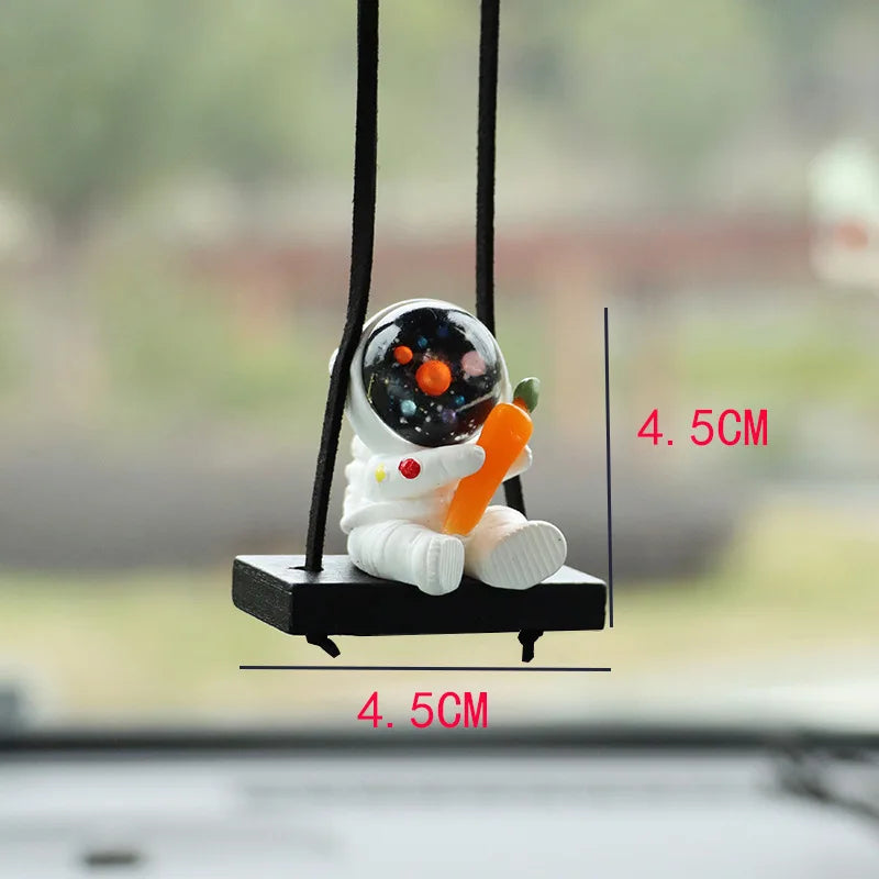 Car Accessories Interior Fun Ornaments Adorn Decors Car Decoration Creative Astronaut Pendant