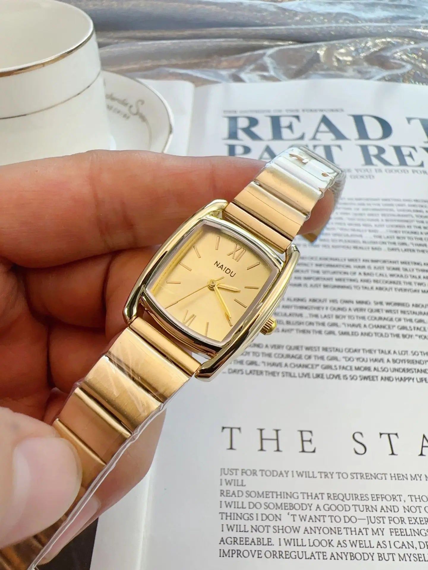 Barrel Shaped Watch Stainless Steel Strap Quartz Watch for Women Casual and Fashion Luxury Ladies Gift Wristwatch Dropshipping