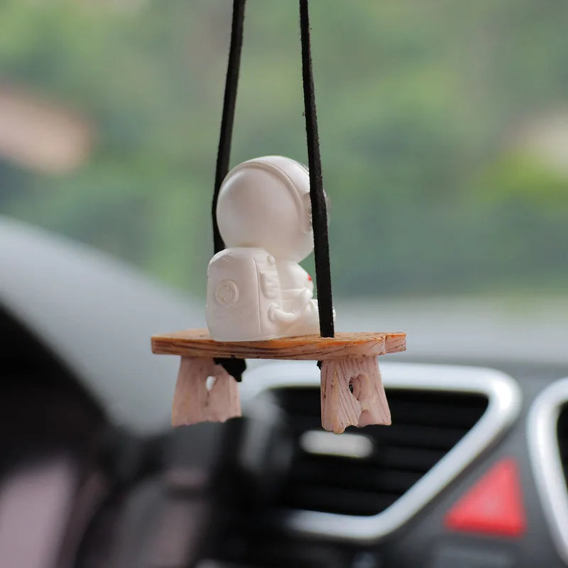 Car Accessories Interior Fun Ornaments Adorn Decors Car Decoration Creative Astronaut Pendant