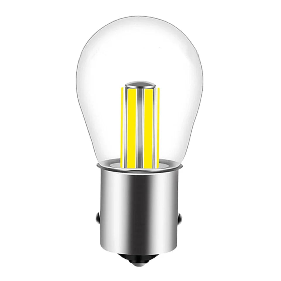 1X Ba15s 1156 Led P21W Vehicle Reverse Turning Lamp 6 Filament Chip Car Light Bulb S25 Auto 12v Drop Shipping Supported